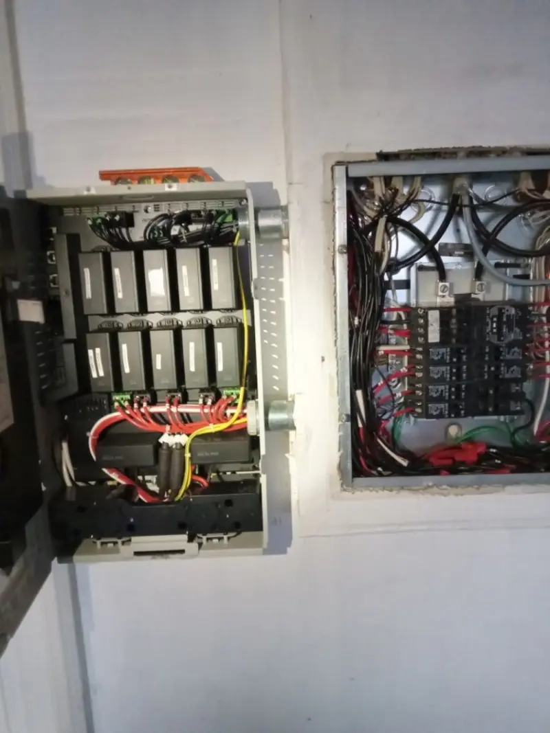 Electrical panel upgrade completed for Security Camera Wiring in Carencro